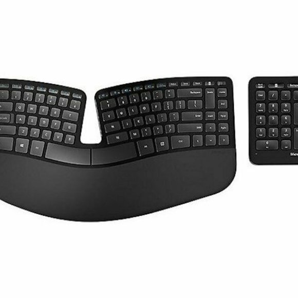Microsoft Sculpt Wireless Ergonomic Keyboard & Number Pad 5KV-00001 New Open Box - Picture 5 of 5